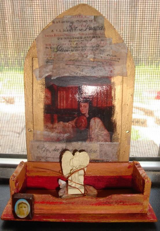 Altar a Sor Juana, por Catrinacreations