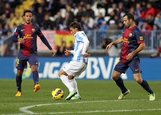 MALAGA CF 1-3 FC BARCELONA MALAGA CF 1-3 FC BARCELONA
