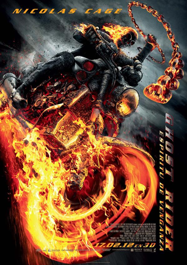 Póster: Ghost Rider: Espíritu de Venganza (Mark Neveldine, Brian Taylor, 2.012)