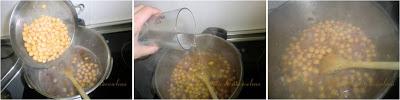 Gambones con garbanzos Gambones con garbanzos