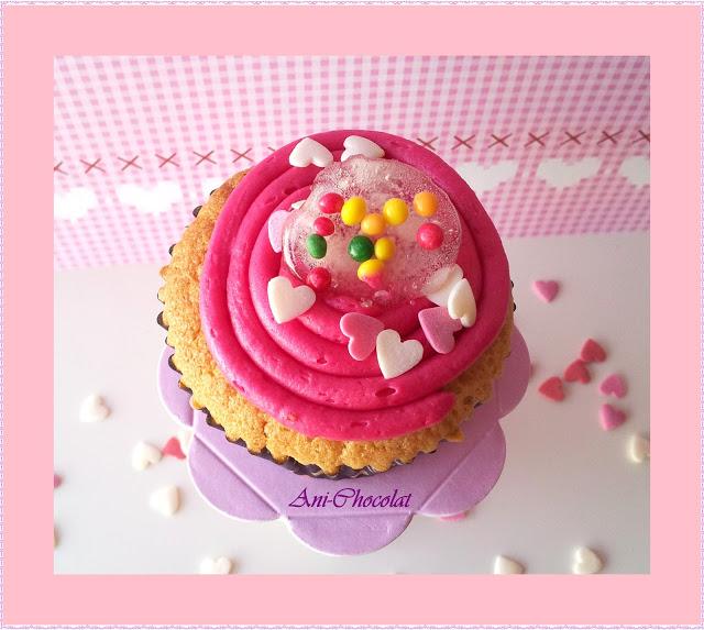 Cupcakes de leche condensada con frosting de frambuesa (de la buena) Cupcakes de leche condensada con frosting de frambuesa (de la buena)