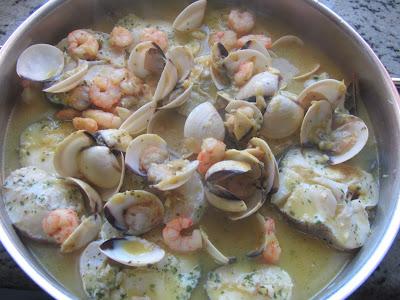 Merluza a la marinera Merluza a la marinera