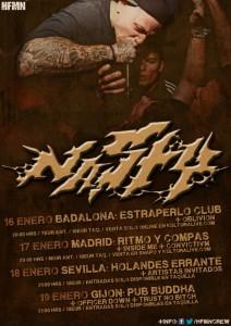 NASTY-CARTEL GIRA NASTY CONCIERTOS EN ESPAÑA