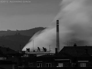 Steel pollution in Avilés city
