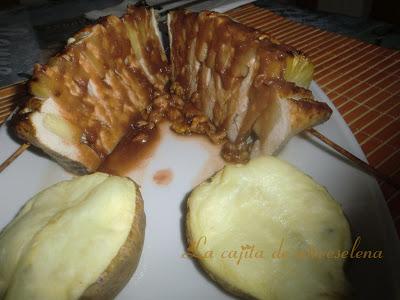 Milhojas de cerdo con salsa agridulce Milhojas de cerdo con salsa agridulce