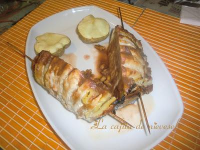 Milhojas de cerdo con salsa agridulce Milhojas de cerdo con salsa agridulce