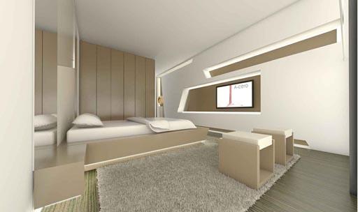 A-cero Projects Nueva propuesta para el interiorismo de la vivienda A-cero en Beirut: Planta Primera