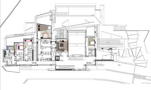 A-cero Projects Nueva propuesta para el interiorismo de la vivienda A-cero en Beirut: Planta Primera