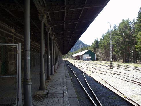 Estación de Canfranc (Huesca) Anden_estacion_canfranc