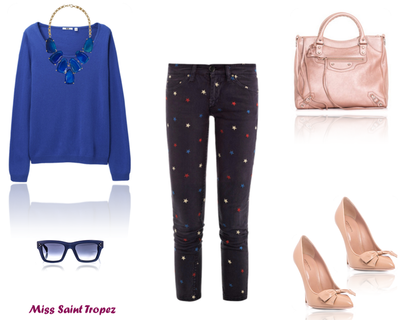 Qué me pongo. Jeans con estrellas Qué me pongo. Jeans con estrellas