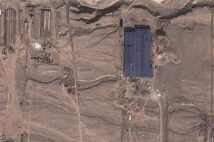 Google Earth localiza base secreta china