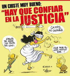 Justicia, ni esta ni se le espera.