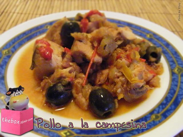 Pollo a la campesina Pollo a la campesina