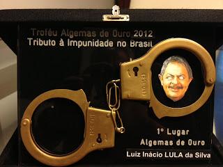 Brasil: expresidente Lula es elegido el más corrupto de 2012 de su país
