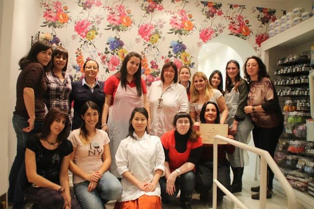 Masterclass de Makiko Searle en Alma´s Cupackes: Tetera y tazas