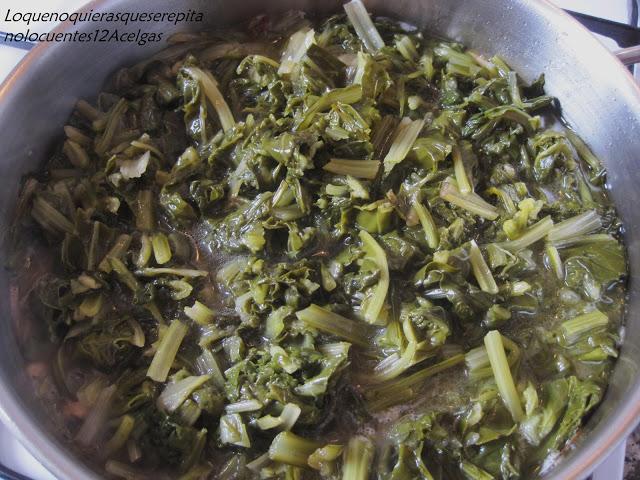 Acelgas con pollo Acelgas con pollo