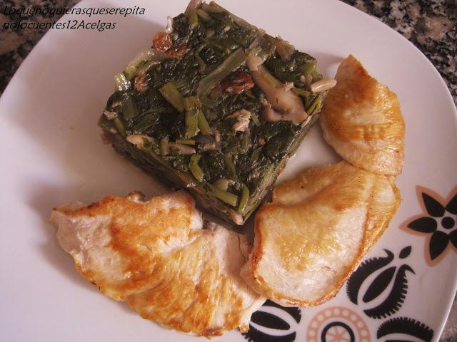 Acelgas con pollo Acelgas con pollo