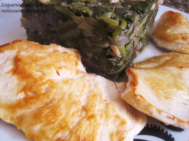 Acelgas con pollo Acelgas con pollo