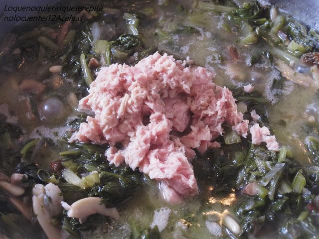 Acelgas con pollo Acelgas con pollo