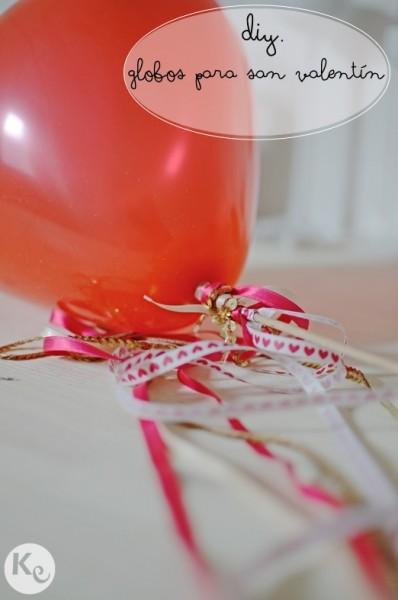 DIY. Globos para San Valentín-Valentine's balloon