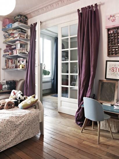 Homenaje a los 50 en una casa parisina Homenaje a los 50 en una casa parisina