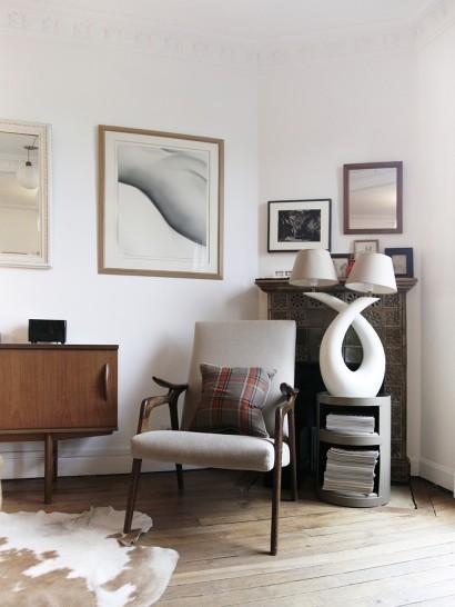 Homenaje a los 50 en una casa parisina Homenaje a los 50 en una casa parisina