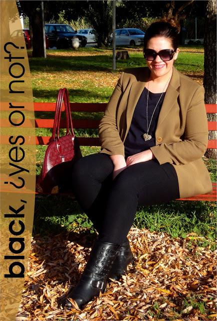 El negro: No es color para gordas El negro: No es color para gordas