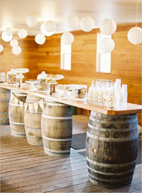 Ideas Para Decorar Tu Boda: Barriles