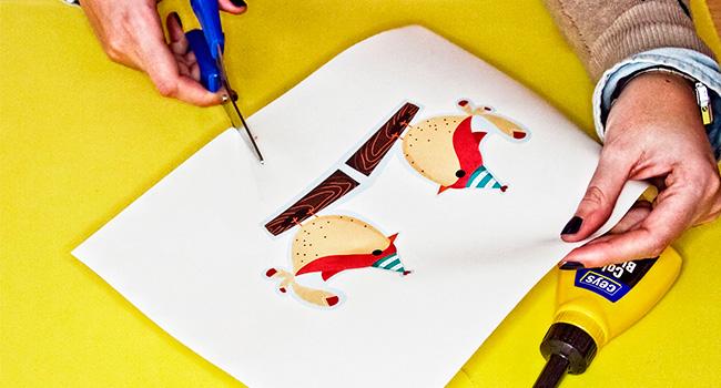 papel con tijeras pajarico uno Manualidades de papel: Crea tu pájaro carpintero