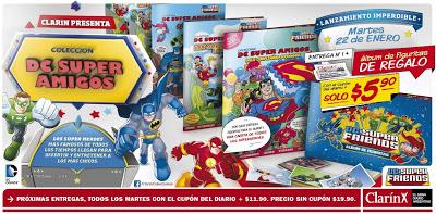 SUPERAMIGOS: Clarín lanza colección DC para los más chicos