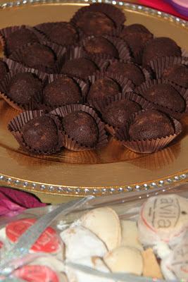 Trufas al moscatel Trufas al moscatel