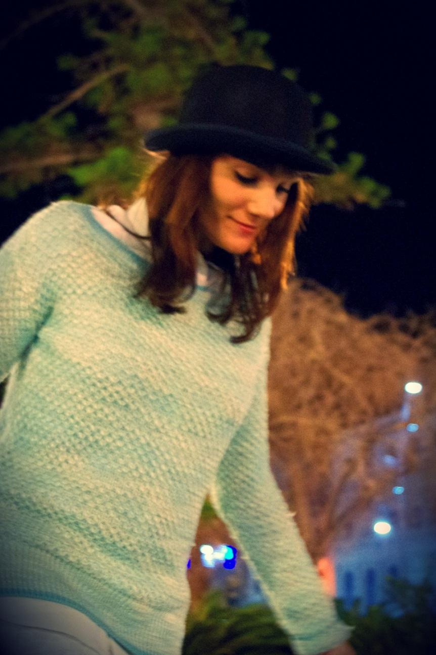 Mint and white Mint and white