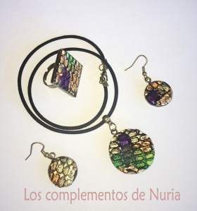Conjunto Burbujas de Oro de Los complementos de Nuria