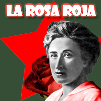 Una rosa roja para Rosa Luxemburgo.