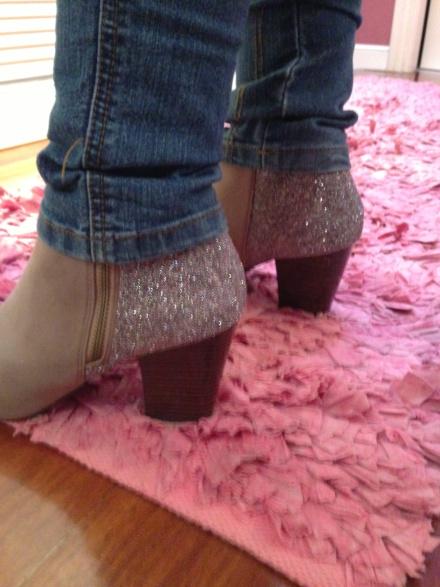 Día 21 #DIY botines con brillantina image(3)