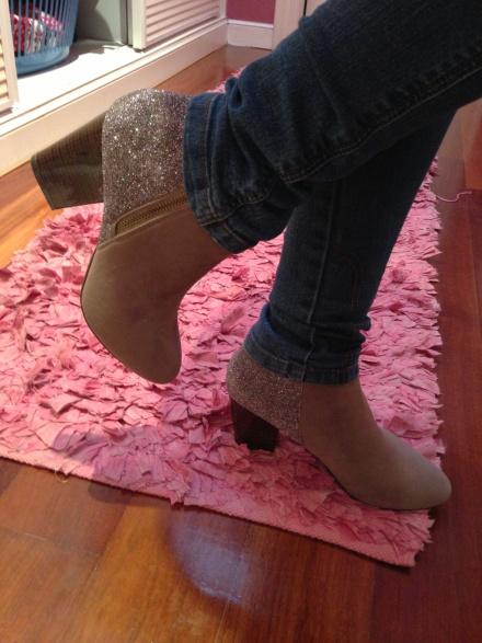 Día 21 #DIY botines con brillantina image(2)