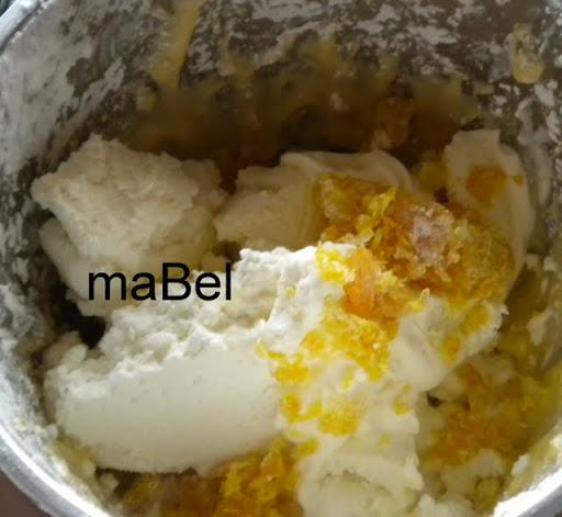 Tarta de queso y naranja Tarta de queso y naranja