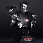 Hot Toys revela sus bustos de Iron Man 3: Mark XLII y Máquina de Guerra Busto de Máquina de Guerra de Iron Man 3 de Hot Toys