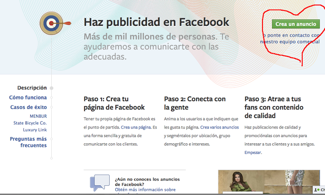 Como crear un Anuncio en Facebook para tu Blog o Negocio Como crear un Anuncio en Facebook para tu Blog o Negocio