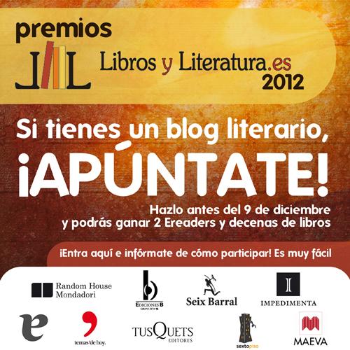 PREMIOS LIBROS Y LITERATURA 2012 PREMIOS LIBROS Y LITERATURA 2012