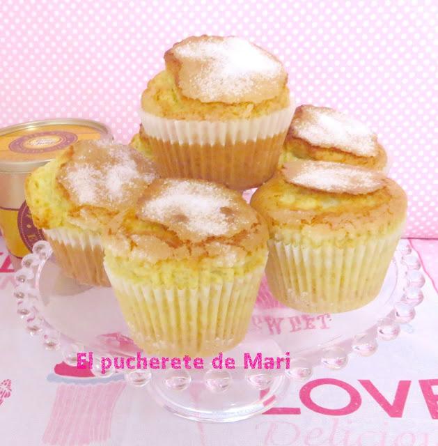 MAGDALENAS DE NATA Y MIEL