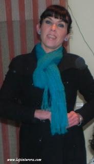 Ahumado negro con delineado turquesa Ahumado negro con delineado turquesa