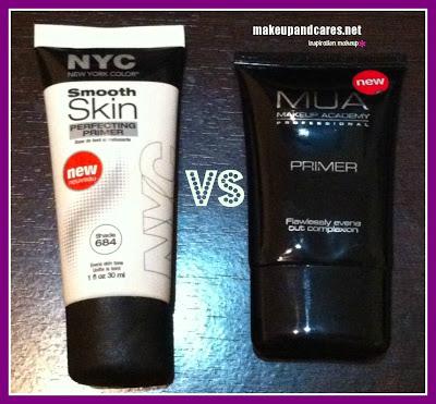 Smooth Skin Perfecting Primer NYC Vs Primer MUA. Smooth Skin Perfecting Primer NYC Vs Primer MUA.