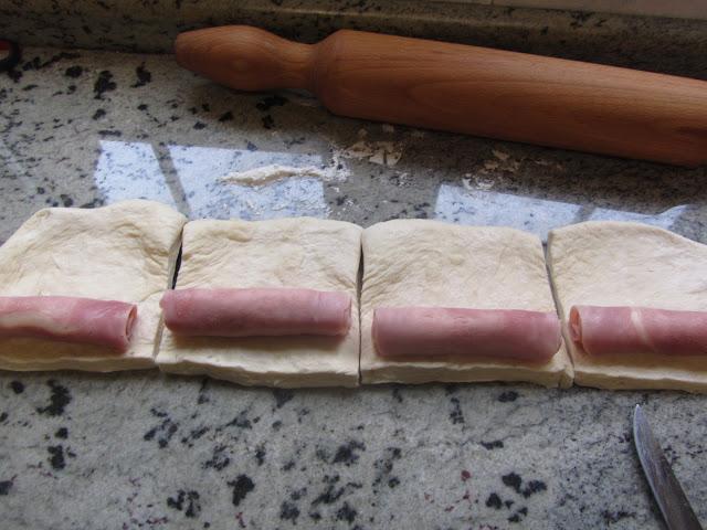 Napolitanas de jamón y queso Napolitanas de jamón y queso