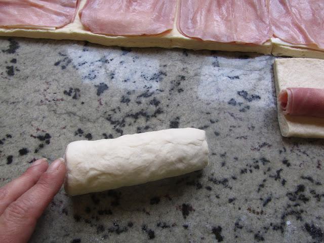 Napolitanas de jamón y queso Napolitanas de jamón y queso