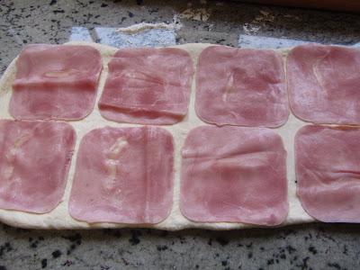 Napolitanas de jamón y queso Napolitanas de jamón y queso