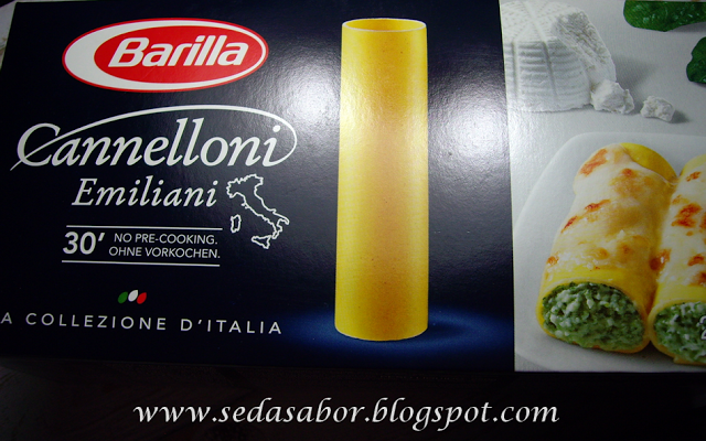 Canelones de queso Ricotta y espinacas