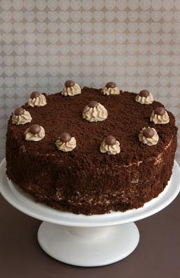 Pastel de café con leche y chocolate Pastel de café con leche y chocolate