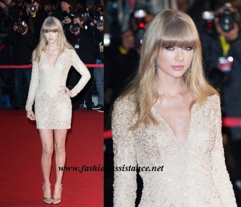 Taylor Swift, fabulosa de Elie Saab, en los NRJ Awards en Cannes