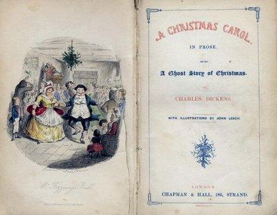 Cuento de Navidad de Charles Dickens.